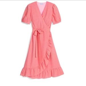 Draper James Reba Flutter Wrap Dress